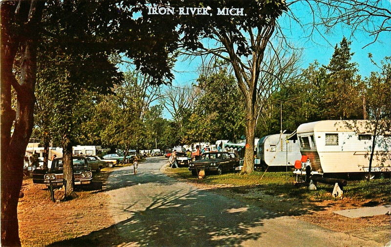 Bewabic State Park - Vintage Postcard (newer photo)